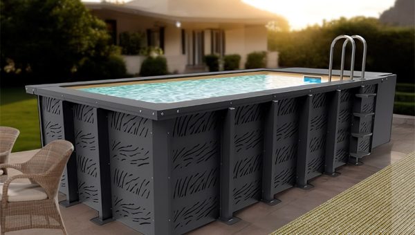 Piscine de moins de 10m2 modulable, Evolutive et Originale, mini piscine EV'O